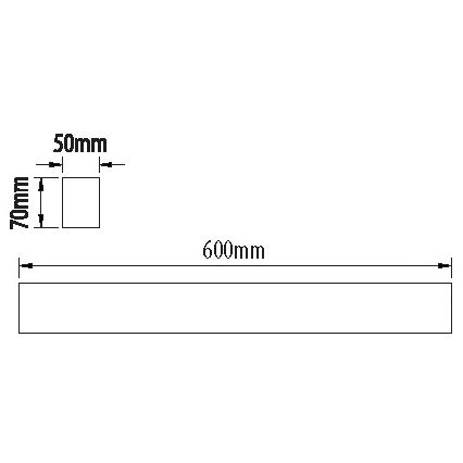 Iluminação fluorescente LED LINIK LED/20W/230V 4000K branco
