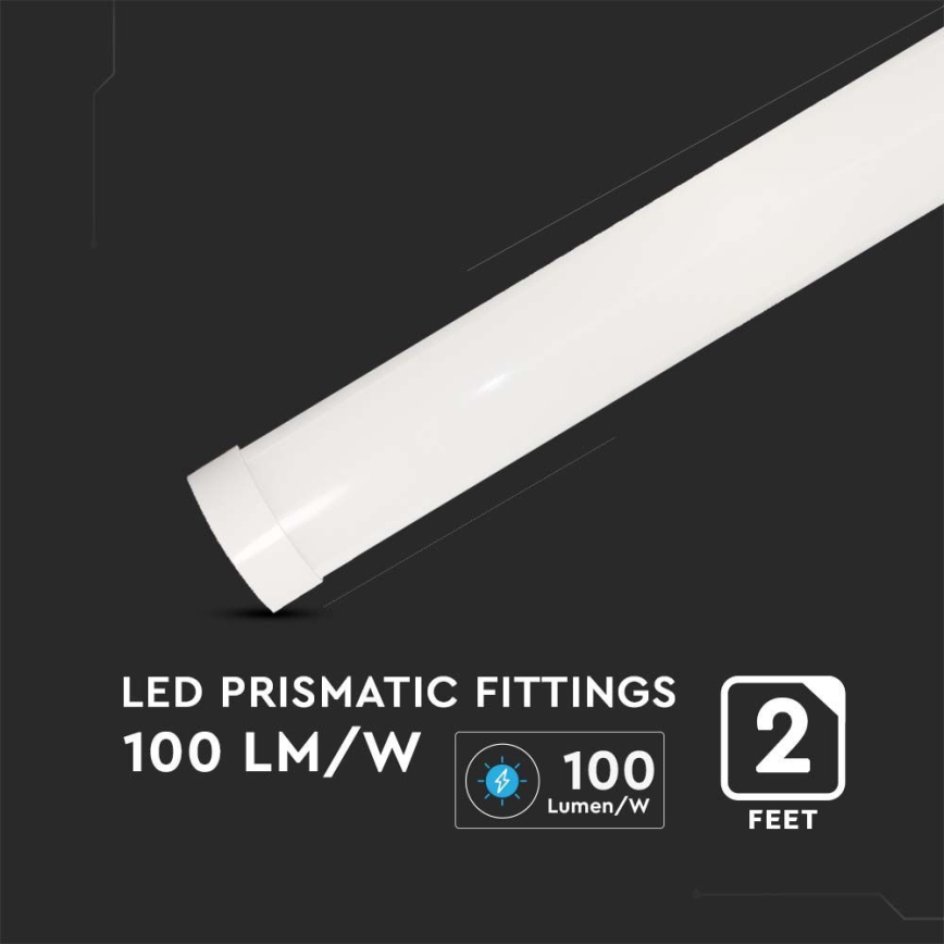 Iluminação fluorescente LED SAMSUNG CHIP LED/20W/230V 3000K 60 cm