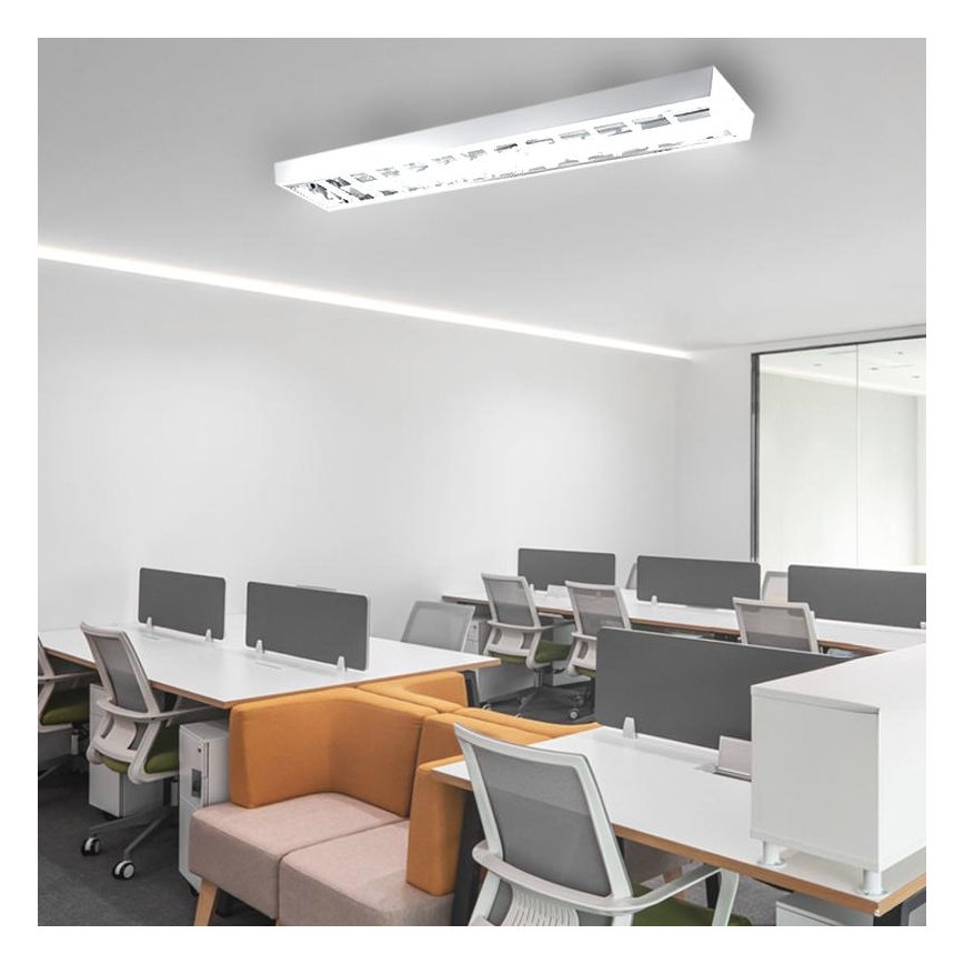 Iluminação fluorescente T8 2xG13/18W/230V 120 cm branco