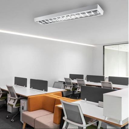 Iluminação fluorescente T8 2xG13/18W/230V 120 cm branco