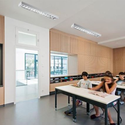 Iluminação fluorescente T8 2xG13/18W/230V 120 cm branco