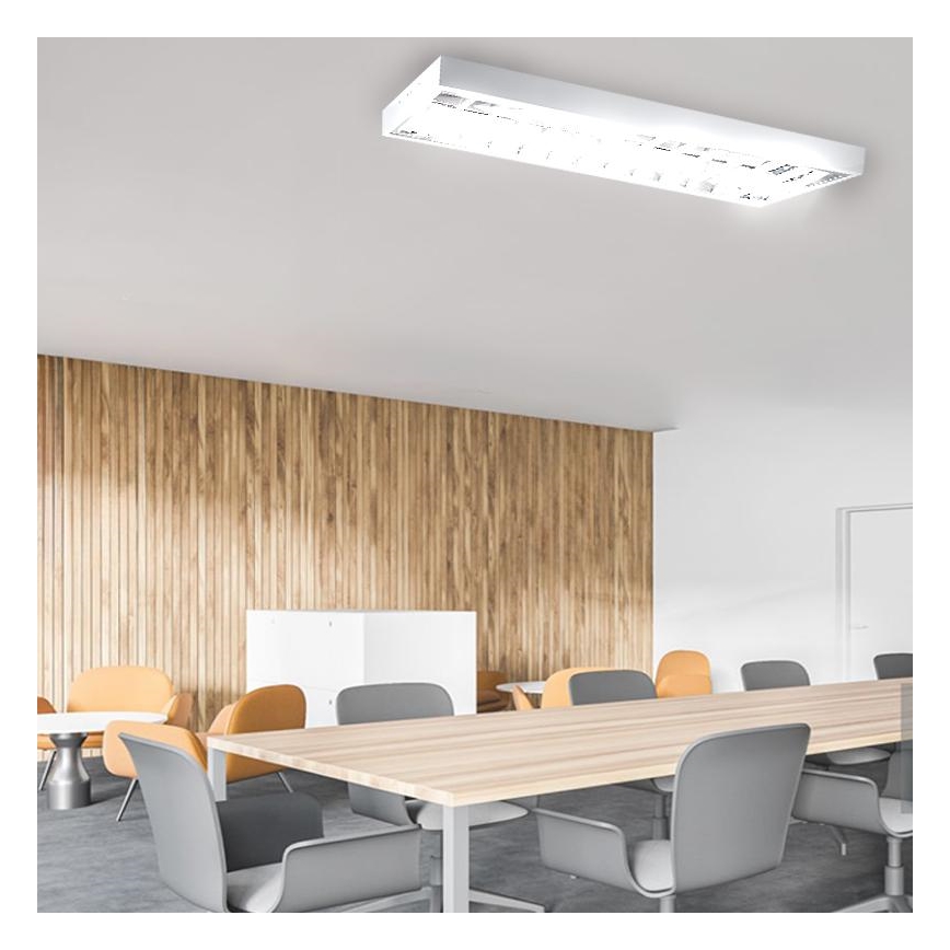 Iluminação fluorescente T8 2xG13/18W/230V 120 cm branco