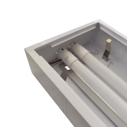 Iluminação fluorescente T8 2xG13/18W/230V 120 cm branco