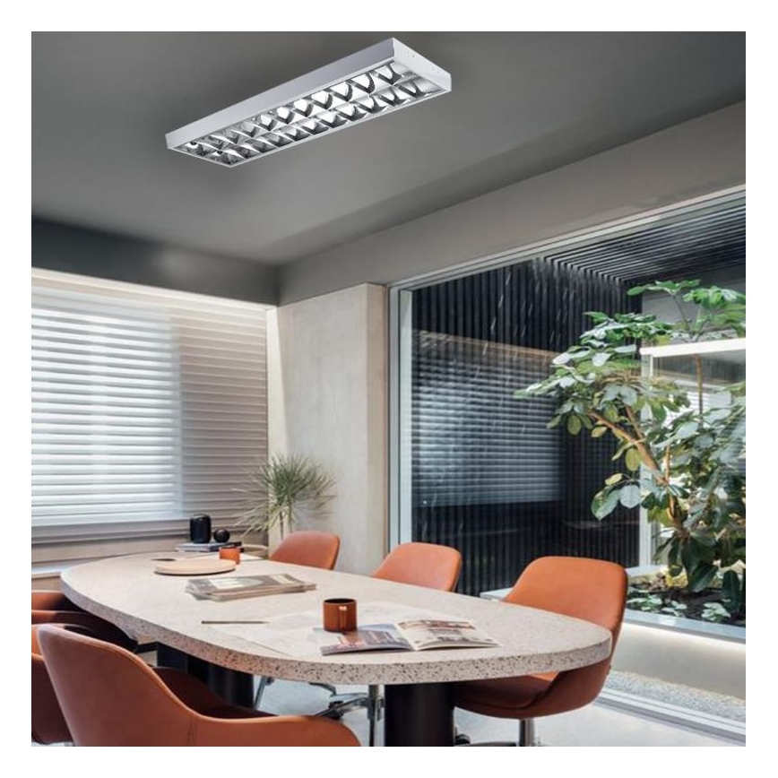 Iluminação fluorescente T8 2xG13/18W/230V 120 cm