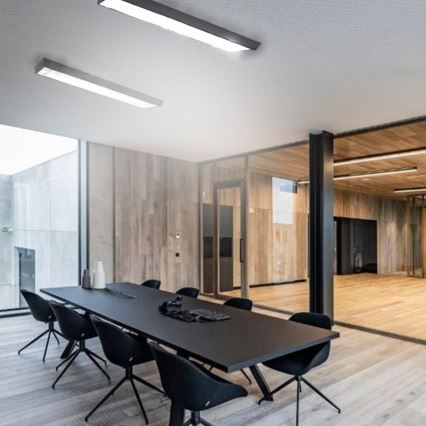 Iluminação fluorescente T8 2xG13/18W/230V 120 cm preto