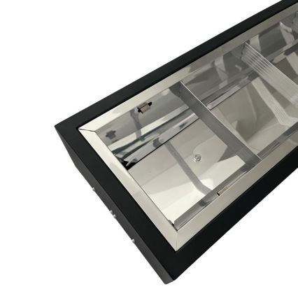 Iluminação fluorescente T8 2xG13/18W/230V 120 cm preto