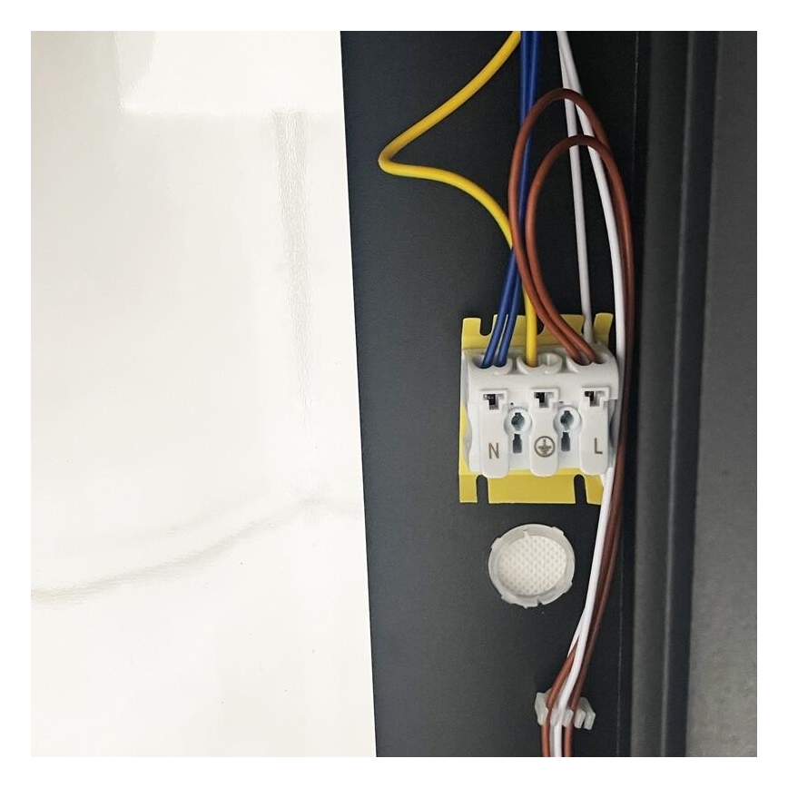 Iluminação fluorescente T8 2xG13/18W/230V 120 cm preto