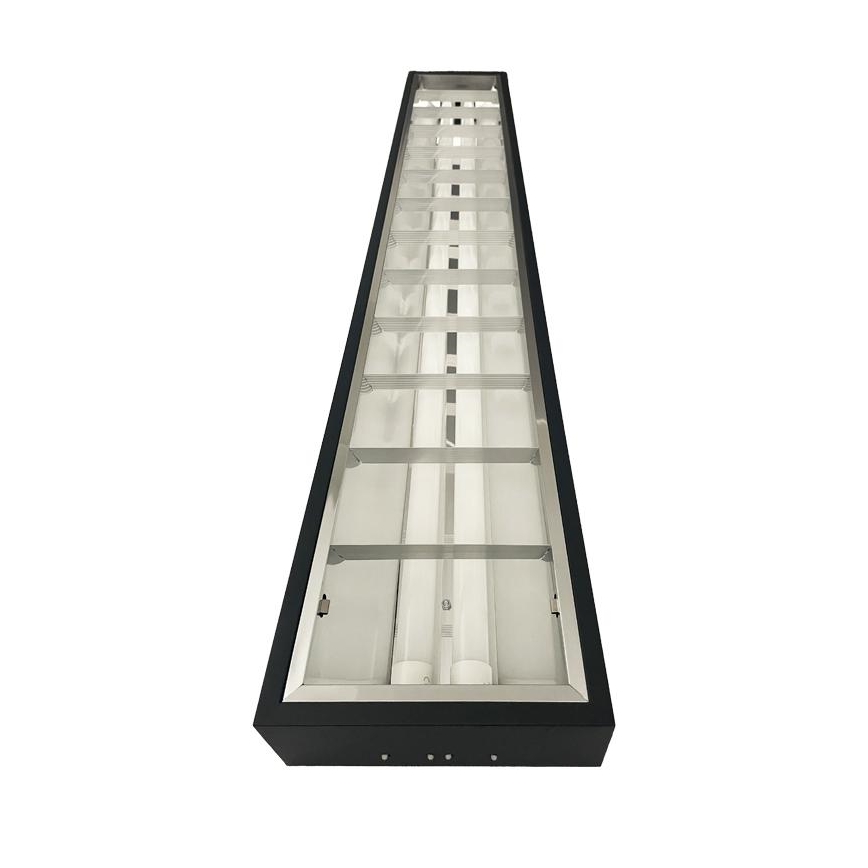 Iluminação fluorescente T8 2xG13/18W/230V 120 cm preto