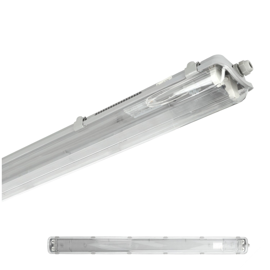 Iluminação industrial fluorescente 2xG13/22W/230V IP65