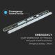 Iluminação industrial fluorescente de emergência LED EMERGENCY LED/48W/230V 4000K 150cm IP65