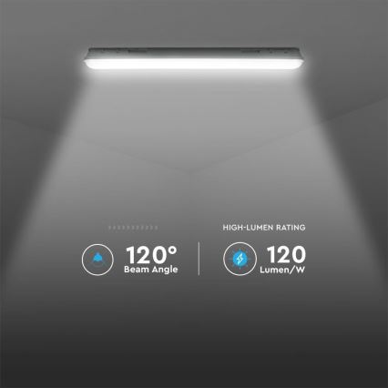 Iluminação industrial fluorescente LED com módulo de emergência EMERGENCY LED/48W/230V 6500K 150cm IP65