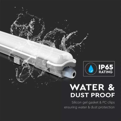 Iluminação industrial fluorescente LED LED/22W/230V 6400K 150cm IP65