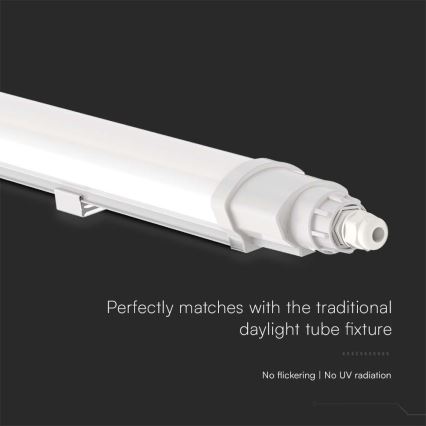 Iluminação industrial fluorescente LED LED/36W/230V 6500K IP65 120 cm
