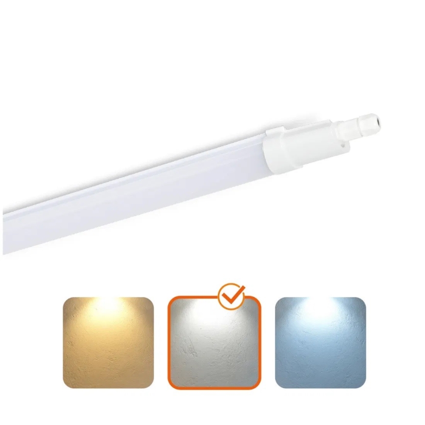 Iluminação industrial fluorescente LED LED/36W/230V IP65 4000K 126 cm