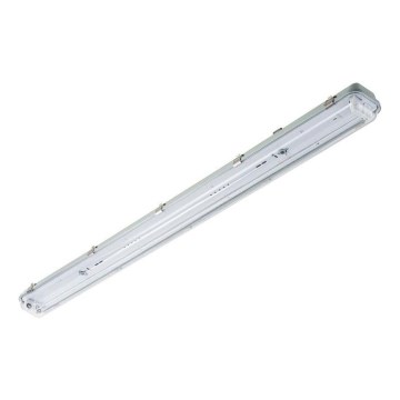 Iluminação industrial fluorescente T8 2xG13/18W/230V IP65 126 cm