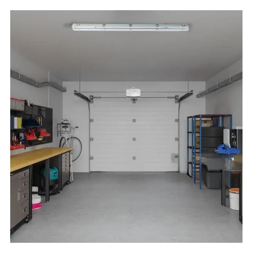 Iluminação industrial fluorescente T8 2xG13/18W/230V IP65 126 cm