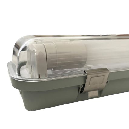 Iluminação industrial fluorescente T8 2xG13/18W/230V IP65 126 cm