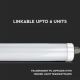 Iluminação indutrial fluorescente LED G-SERIES LED/48W/230V 4000K 150cm IP65