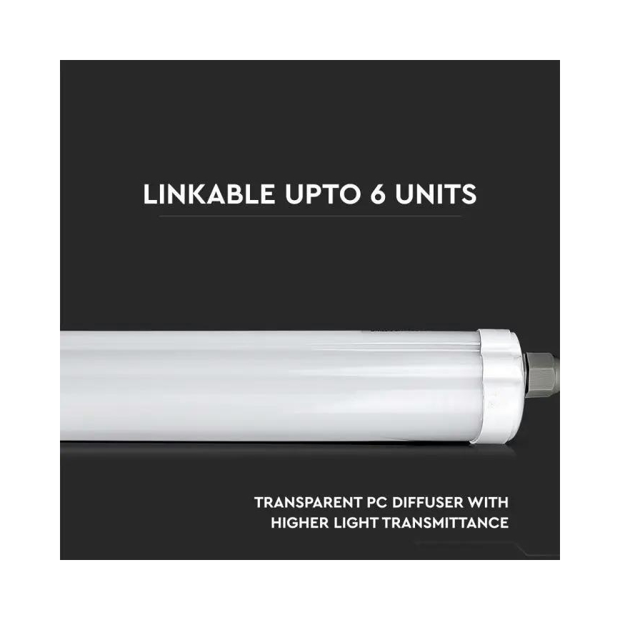 Iluminação indutrial fluorescente LED G-SERIES LED/48W/230V 4000K 150cm IP65