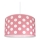 Iluminação infantil DOTS PINK 1xE27/60W/230V