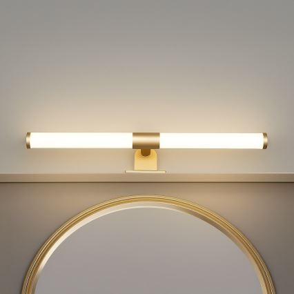 Iluminação LED 2 em 1 para espelho de casa de banho APA LED/6W/230V 40 cm IP44 dourada