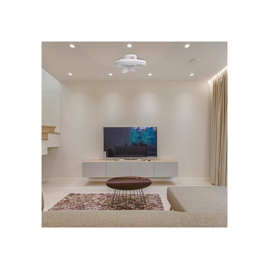 Iluminação LED com regulação e ventoinha LED/30W/230V 3000-6500K branco + comando