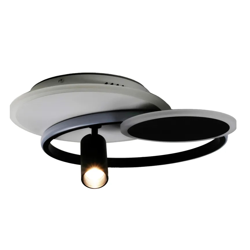 Iluminação de teto LED com regulação LED/65W/230V 3000-6500K branco/preto + comando