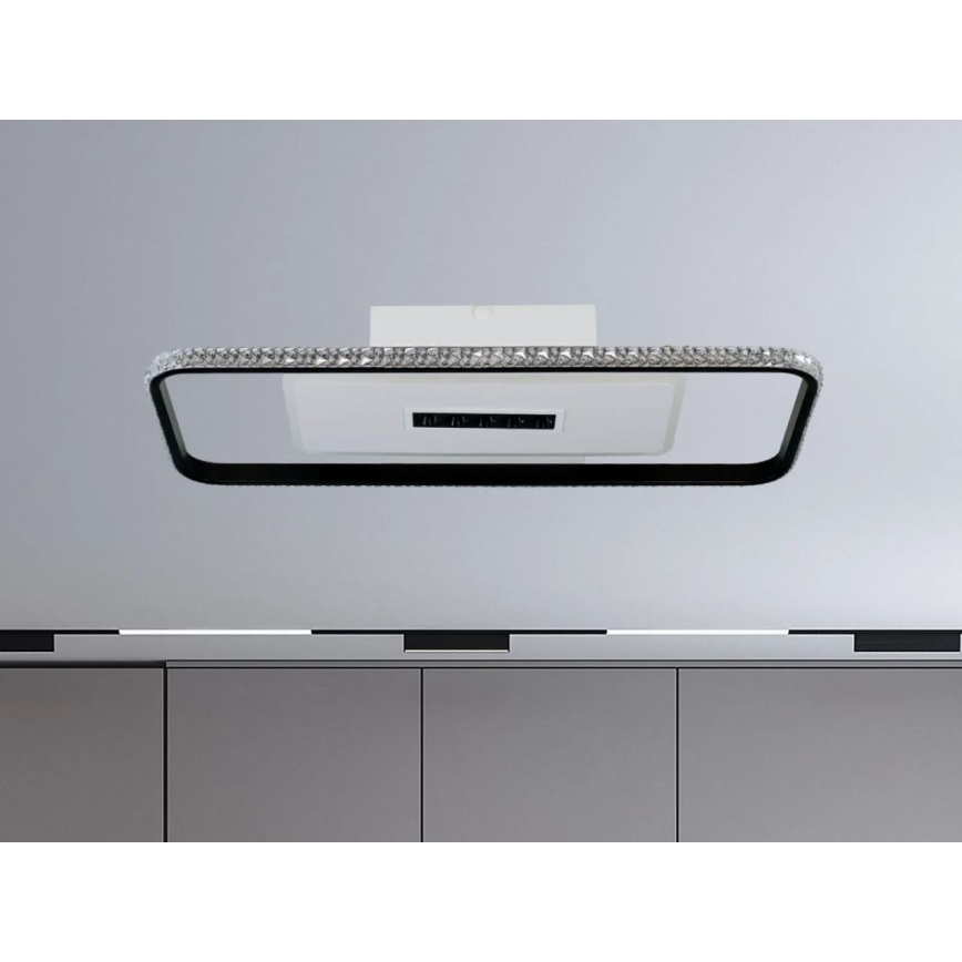 Iluminação de teto LED com regulação LED/75W/230V 3000-6500K branco/preto + comando