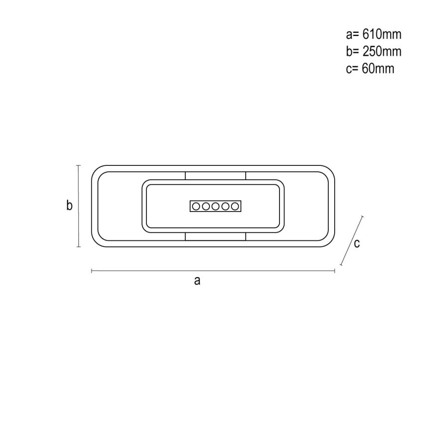 Iluminação de teto LED com regulação LED/75W/230V 3000-6500K branco/preto + comando