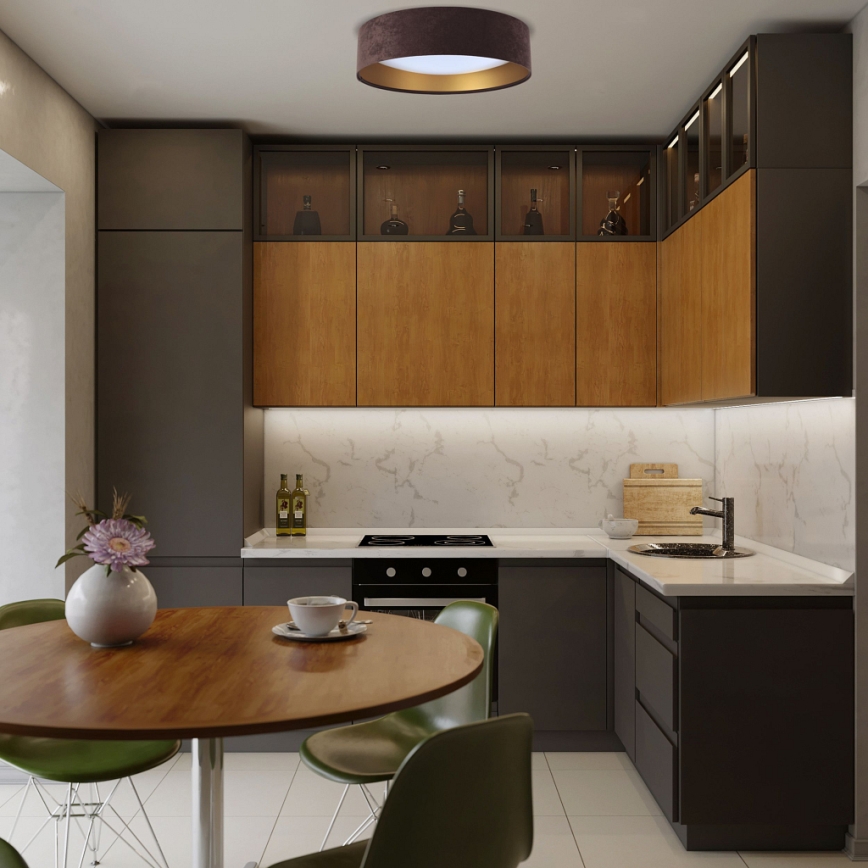 Iluminação LED com regulação SMART GALAXY LED/36W/230V diâmetro 55 cm Wi-Fi Tuya + controlo remoto