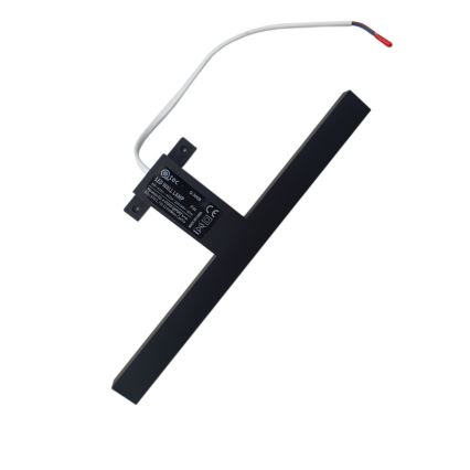 Iluminação LED para espelho de banheiro LED/5W/230V 4000K 30 cm IP44 preta