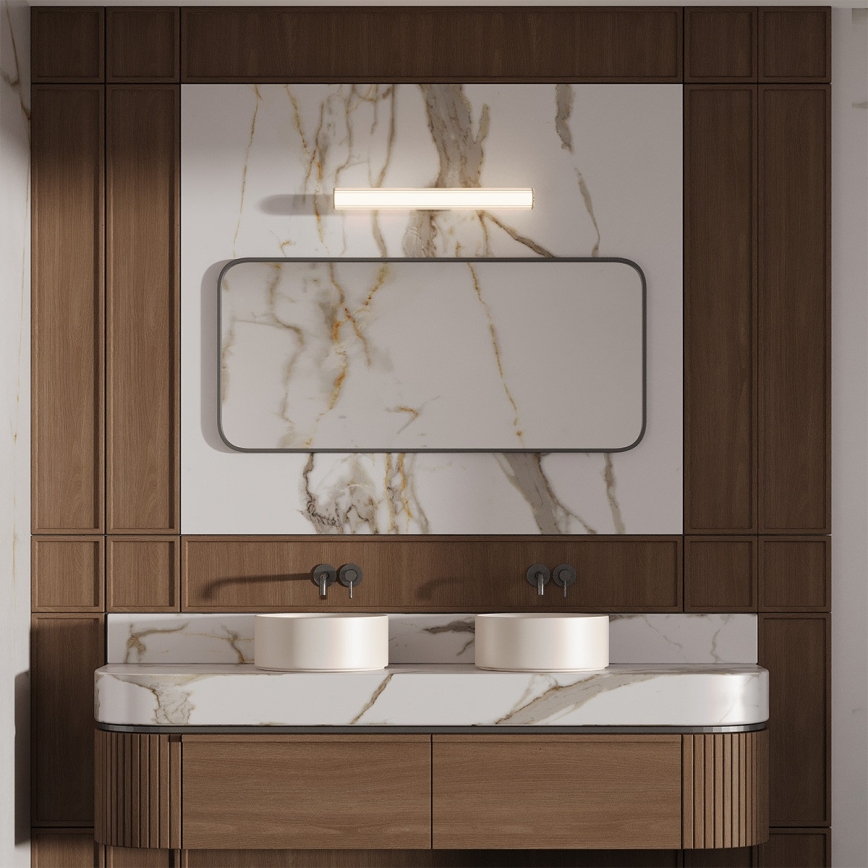Iluminação LED para espelho de casa de banho LINEA LED/8W/230V 3000/4000/6000K IP44 45 cm dourada