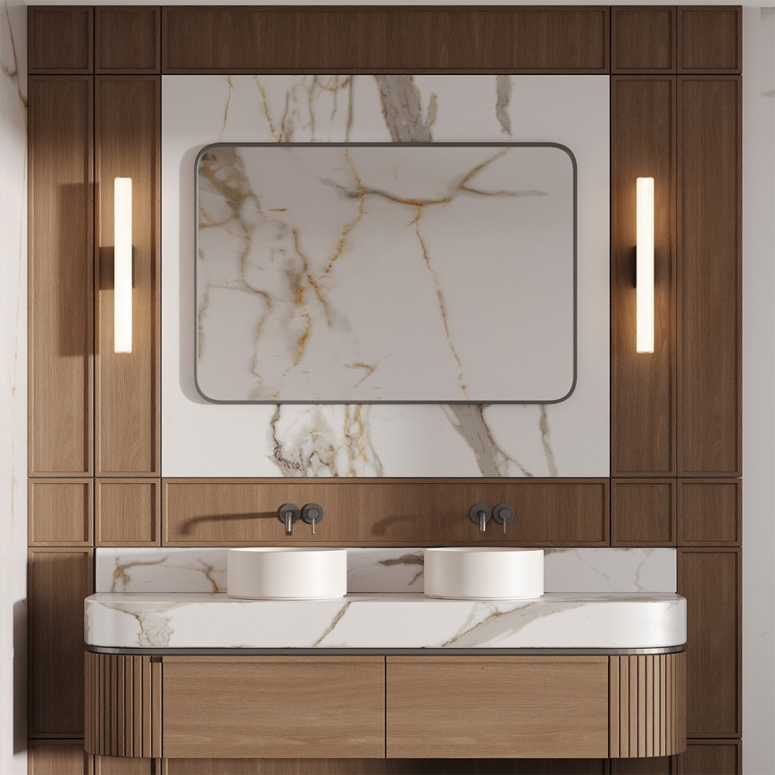 Iluminação LED para espelho de casa de banho LINEA LED/8W/230V 3000/4000/6000K IP44 45 cm dourada