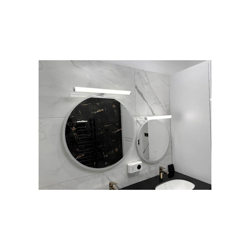 Iluminação LED para espelho de casa de banho 10W/230V 45 cm IP44 branca