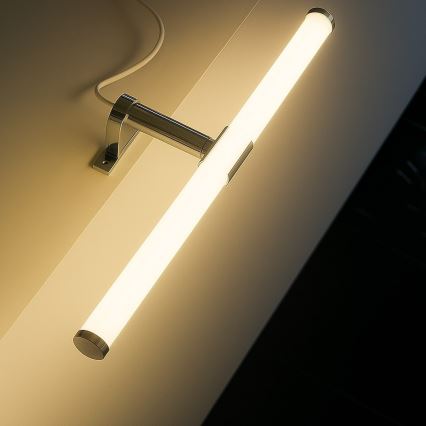Iluminação LED para espelho de casa de banho 2 em 1 APA LED/6W/230V 40 cm IP44 cromado polido