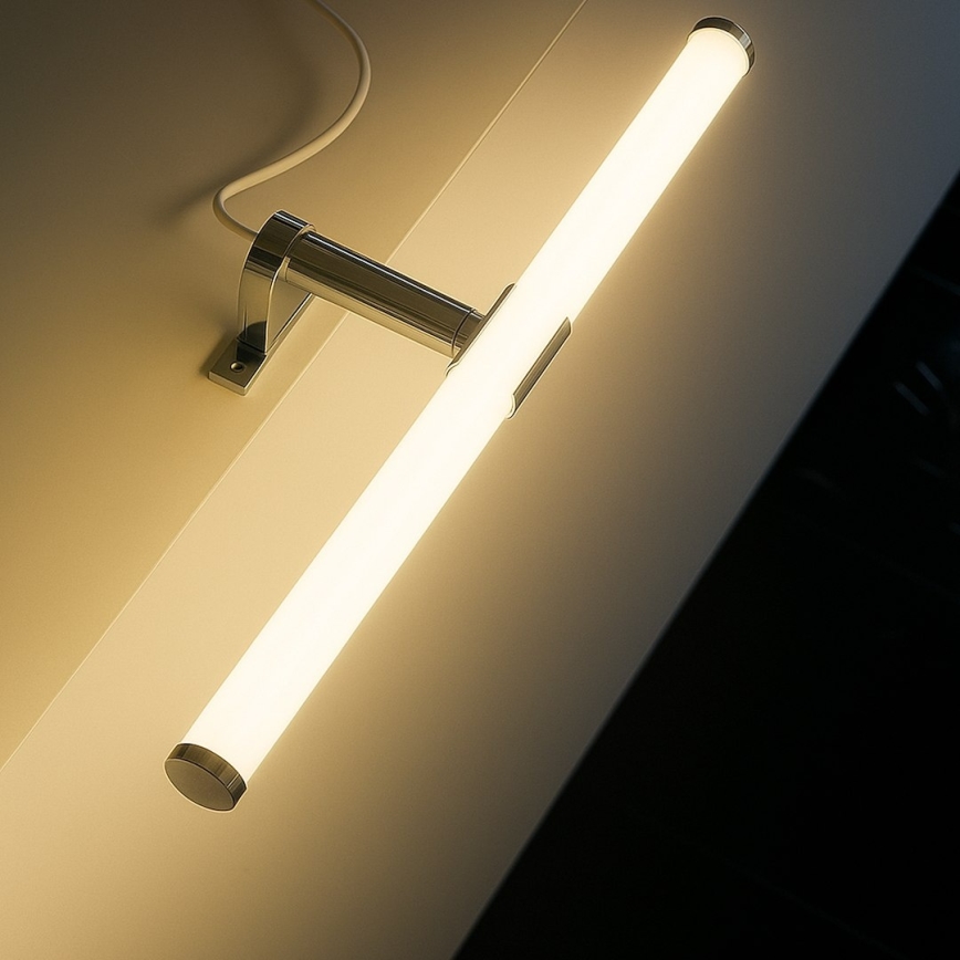 Iluminação LED para espelho de casa de banho 2 em 1 APA LED/6W/230V 40 cm IP44 cromado polido