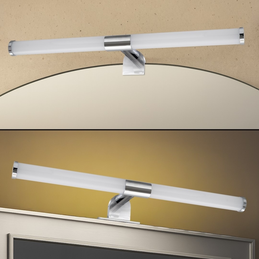 Iluminação LED para espelho de casa de banho 2 em 1 APA LED/6W/230V 40 cm IP44 cromado polido
