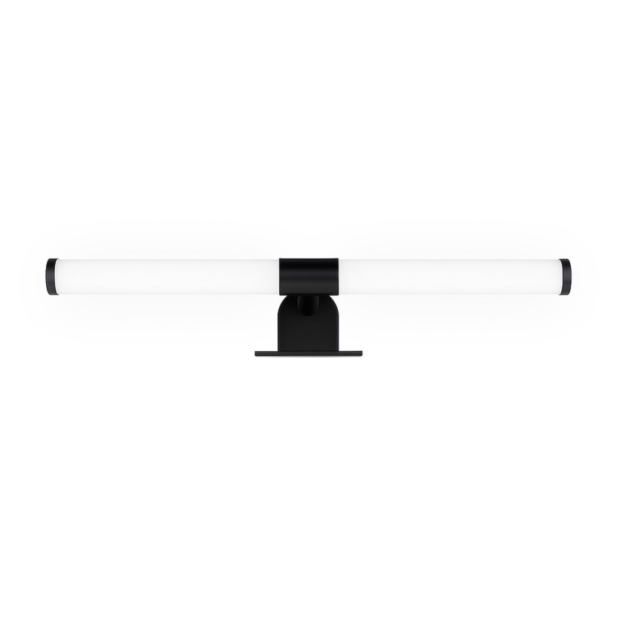 Iluminação LED para espelho de casa de banho 2 em 1 APA LED/6W/230V 40 cm IP44 preta