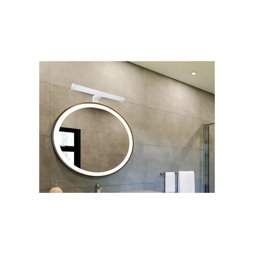 Iluminação LED para espelho de casa de banho 8W/230V, 30 cm, IP44, branca