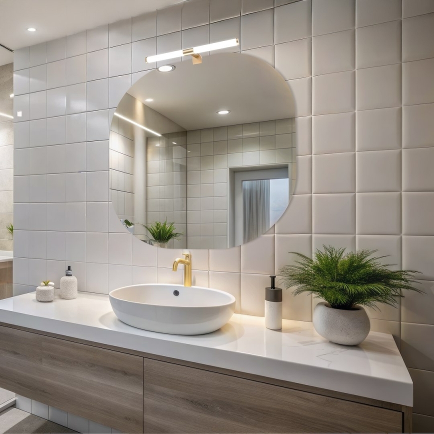 Iluminação LED para espelho de casa de banho APA LED/6W/230V 40 cm IP44 dourada