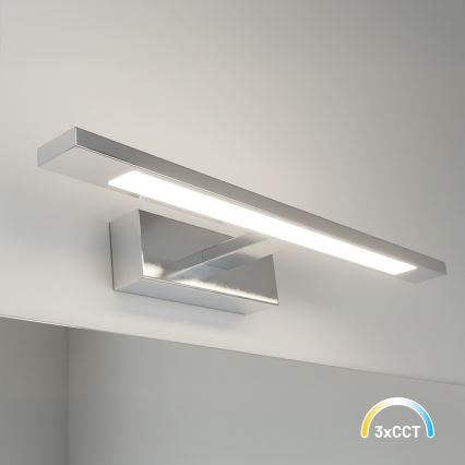 Iluminação LED para espelho de casa de banho KLIMT LED/8W/230V 3000/4000/6000K 40 cm IP44 cromado brilhante