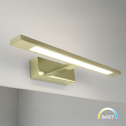 Iluminação LED para espelho de casa de banho KLIMT LED/8W/230V 3000/4000/6000K 40 cm IP44 dourada