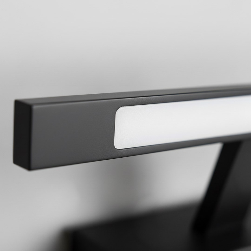 Iluminação LED para espelho de casa de banho KLIMT LED/8W/230V 3000/4000/6000K 40 cm IP44 preta