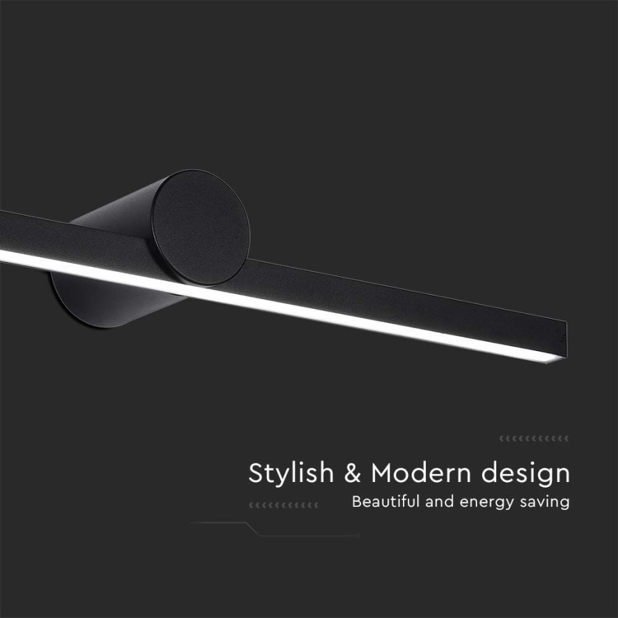 Iluminação LED para espelho de casa de banho LED/10W/230V 3000K IP65 preta