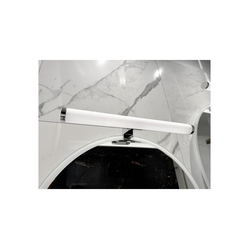 Iluminação LED para espelho de casa de banho LED/10W/230V 45 cm IP44 cromado brilhante