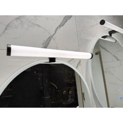 Iluminação LED para espelho de casa de banho LED/10W/230V 45 cm IP44 preta
