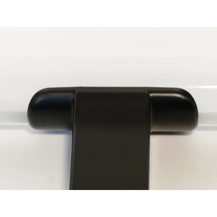 Iluminação LED para espelho de casa de banho LED/8W/230V 30 cm IP44 preta