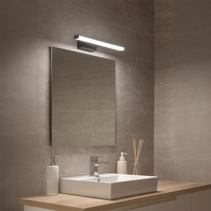 Iluminação LED para espelho de casa de banho MIRORE LED/5W/230V 30 cm IP44 preta