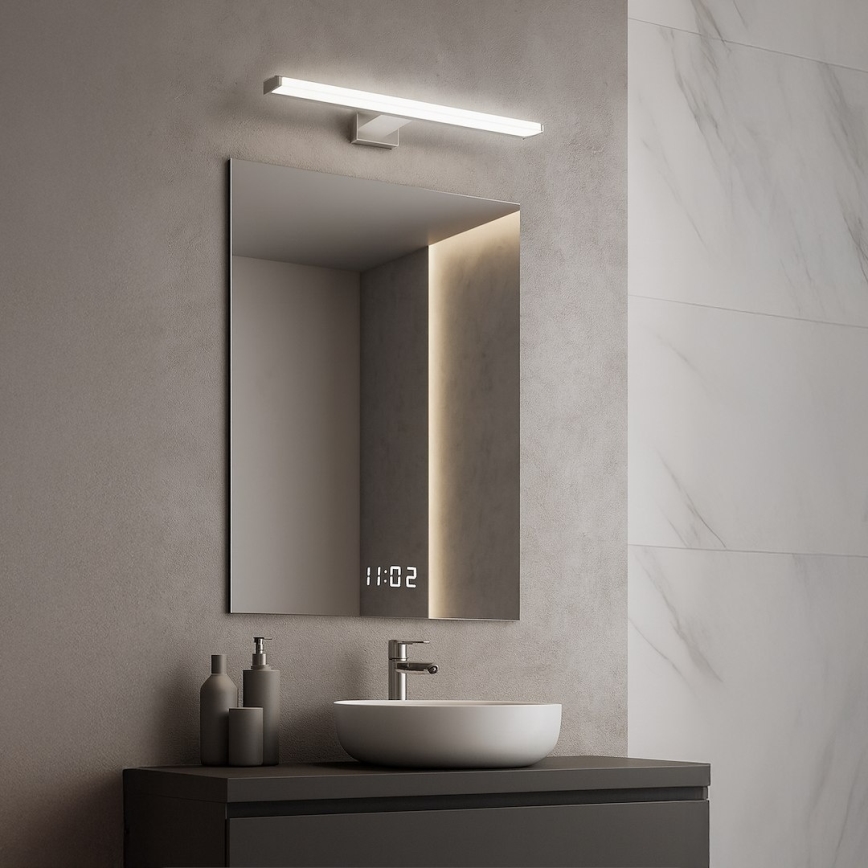 Iluminação LED para espelho de casa de banho MIRORE LED/8W/230V 40 cm IP44 cromado brilhante