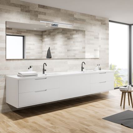 Iluminação LED para espelho de casa de banho SHINE LED/13,8W/230V 60 cm IP44 cromado brilhante